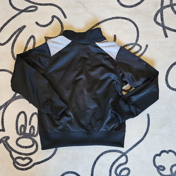 Nike Black Gray Neon Green Full Zip Lightweight Unisex Jacket Kids 4 - Picture 3 of 7